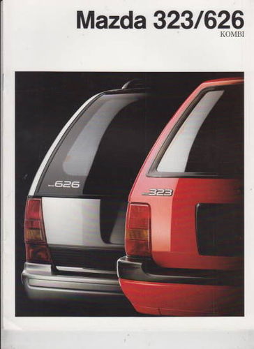 Mazda 323 626 Kombi KFZ-Prospekt 1990