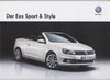 VW EOS Sport & Style Autoprospekt Oktober 2012
