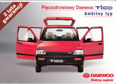Daewoo Tico Ambitny Typ