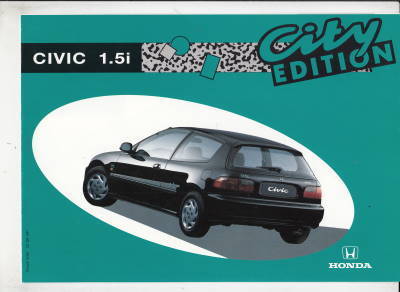 Honda Civic Sondermodell City Editon 1993