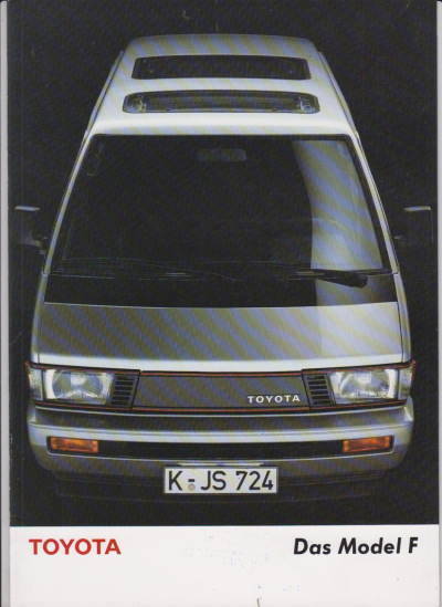 Großraumkomfort: Toyota Model F 1985