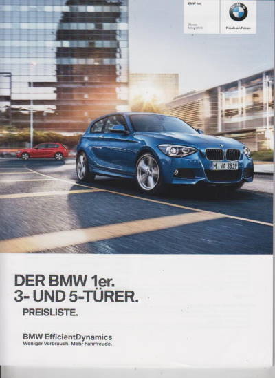 Preisliste Bmw 1er