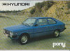 Hyundai Pony Prospekt Niederlande