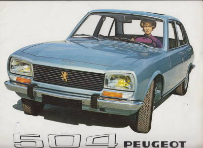 Peugeot 504 alter Prospekt 1970