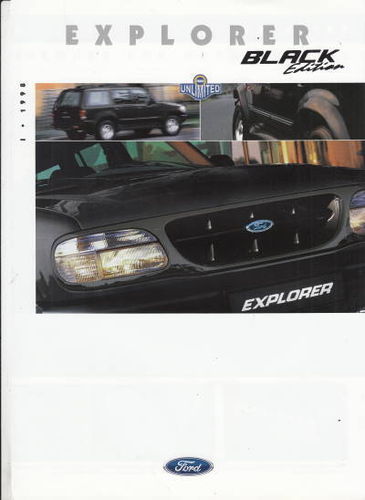 Schwarz: Ford Explorer Black Edition 1998