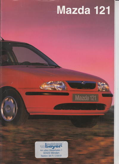 ROT: Mazda 121 Prospekt 1996