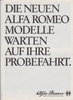 Falt-Prospekt Alfa Romeo Programm