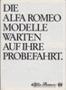 Die Alfa Romeo Modelle 1982