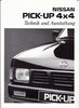 Prospekt Technik Nissan Pick Up 4x4  10- 1994