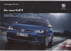 Preisliste Technikprospekt VW Golf R 2013