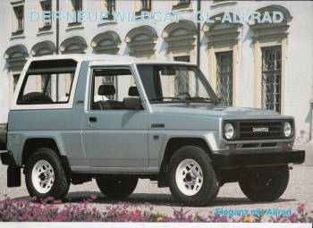Der neue Daihatsu Wildcat GL Allrad 1985