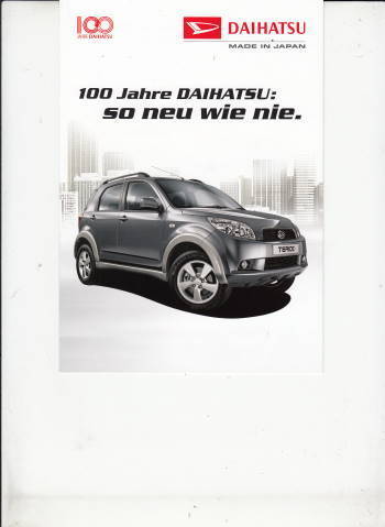 100 Jahre Daihatsu - der Prospekt 2006