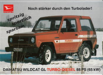 Stark: Daihatsu Wildcat GL Turbo Diesel 1985