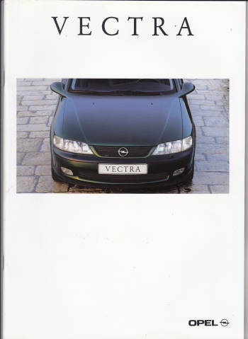 Reisen: Opel Vectra 1997 Prospekt