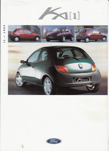 Autoprospekt Ford Ka One 1997
