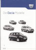 Die Dacia Modelle 2009 Prospekt
