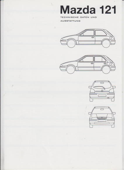 Technische Daten Mazda 121