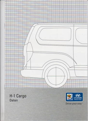 Prospekt Daten Hyundai H-1 Cargo 2008