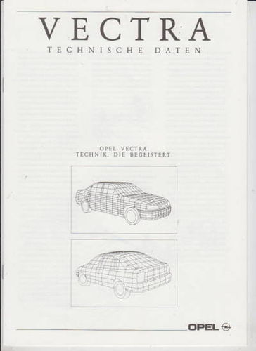 Technische Daten Opel Vectra 11 - 1991