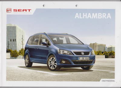 Seat Alhambra 5-2012 Autoprospekt