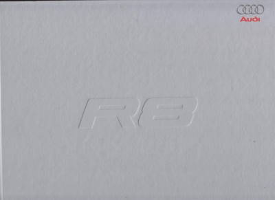 Buch Audi R8 Prospekt 10-2006