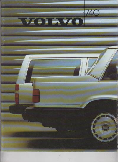Volvo 740 toller Prospekt 1986