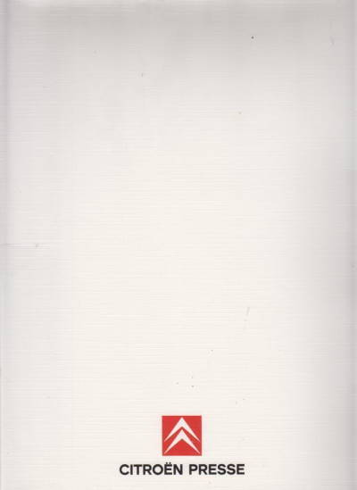 Pressemappe Citroen 1999
