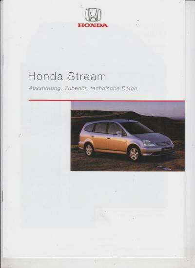Technische Daten Honda Stream 4-2001