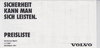 Preisliste Volvo PKW Programm 2-1987