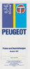 Preisliste Peugeot Programm 1-1987
