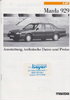 Preisliste Technik Mazda 929 5-1987