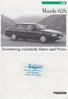 Preisliste Mazda 626 Technik 4-1986