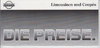 Nissan Preisliste Limousinen Coupés 4-1992