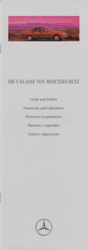 Farbkarte Mercedes C Klasse 2-1994