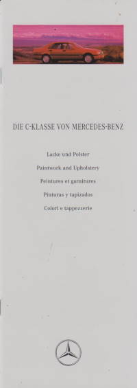 Farbkarte Mercedes C Klasse 2-1994