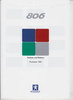 Farbkarte Peugeot 806 2000