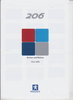 Farbkarte Peugeot 206 3-2002