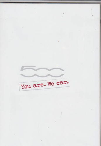 Fiat 500 Autoprospekt 2008