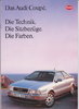 Farbkarte Technik Audi Coupe 1992