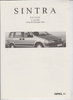 Preisliste Opel Sintra 7-1998