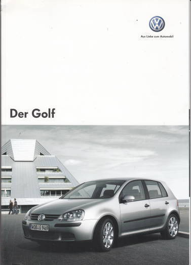 VW Golf Autoprospekt 12-2004