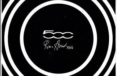 Autoprospekt Fiat 500 Ron Arad Edition 2014