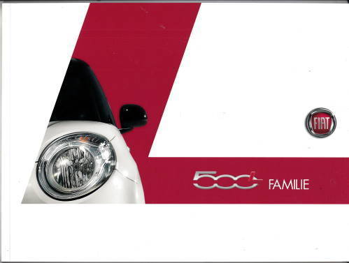 Autoprospekt Fiat 500 L Familie 8-2015