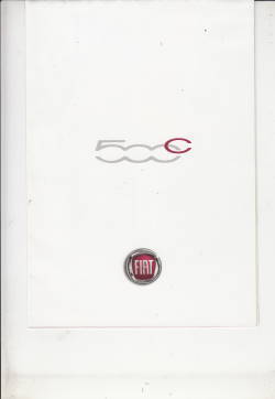 Autoprospekt Fiat 500 C 2009
