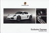 Porsche Cayman Autoprospekt Exclusive 11-2014