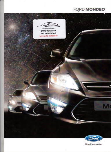 Autoprospekt Ford Mondeo 12-2013