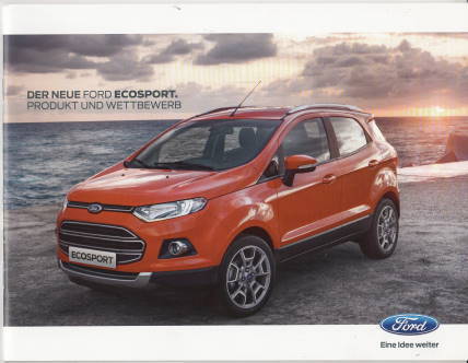 Interner Autoprospekt Ford Ecosport 2013