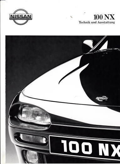 Technische Daten Nissan 100 NX Technik 2-1992
