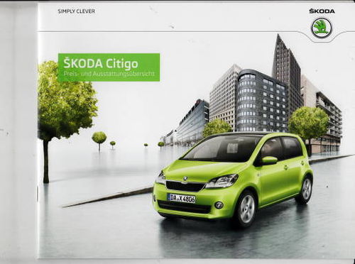 Preisliste  Skoda Citigo 2013