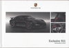 Autoprospekt Porsche 911 Exclusive 2013